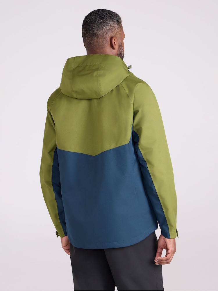 Mountain Warehouse Green Verge Extreme Waterproof Jacket - Image 2 of 5 Mountain Warehouse Green Verge Extreme Waterproof Jacket - Image 2 of 5