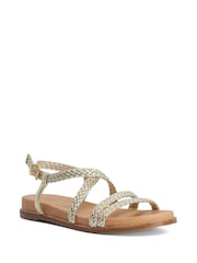 Dune London Metallic Laite Casual Sandals - Image 2 of 5