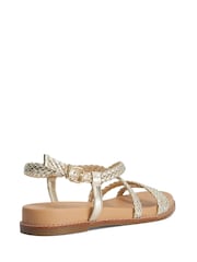 Dune London Metallic Laite Casual Sandals - Image 3 of 5