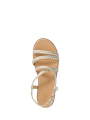 Dune London Metallic Laite Casual Sandals - Image 4 of 5