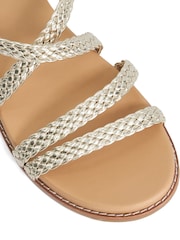 Dune London Metallic Laite Casual Sandals - Image 5 of 5