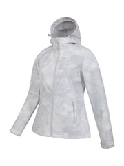 Mountain Warehouse Grey Exodus Printed Water Resistant Softshell Jacket - Image 5 of 6