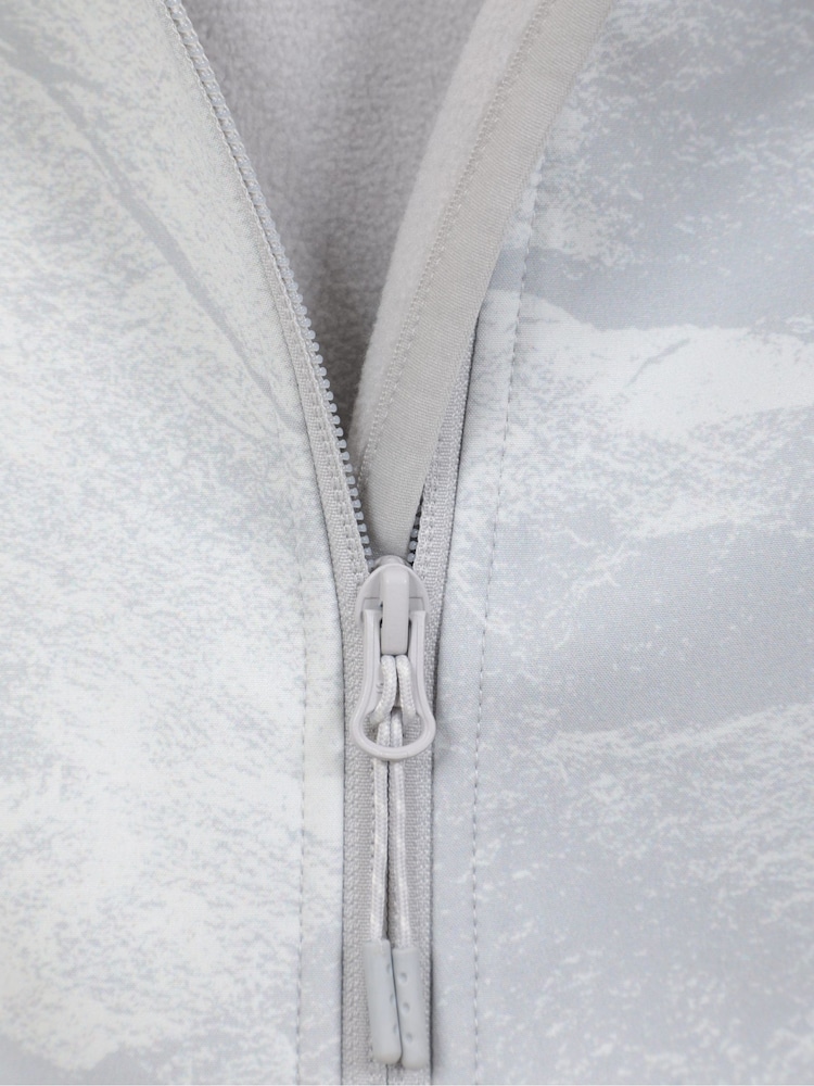 Mountain Warehouse Grey Exodus Printed Water Resistant Softshell Jacket - Image 6 of 6 Mountain Warehouse Grey Exodus Printed Water Resistant Softshell Jacket - Image 6 of 6