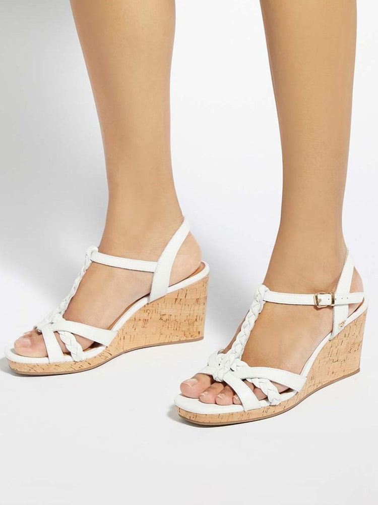 白色 - Dune London Karly Wedges Shoes - 圖片 1/6