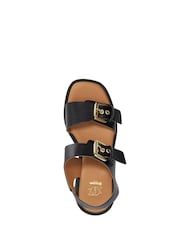 Dune London Black Karola Casual Sandals - Image 4 of 5
