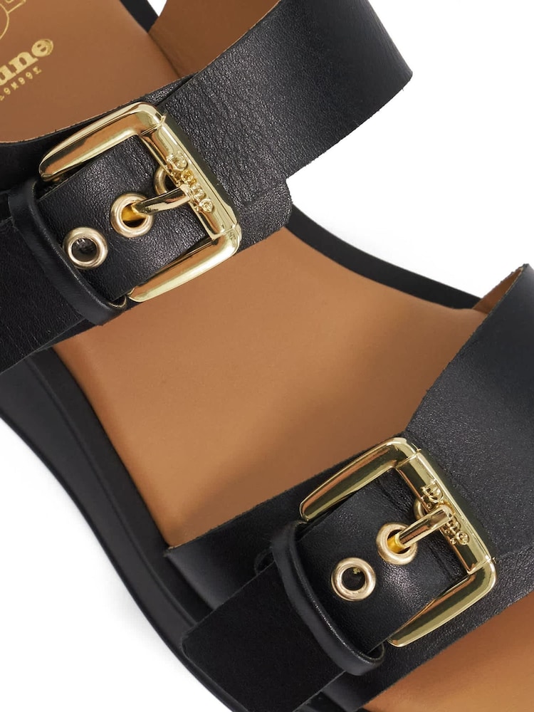 Dune London Black Karola Casual Sandals - Image 5 of 5