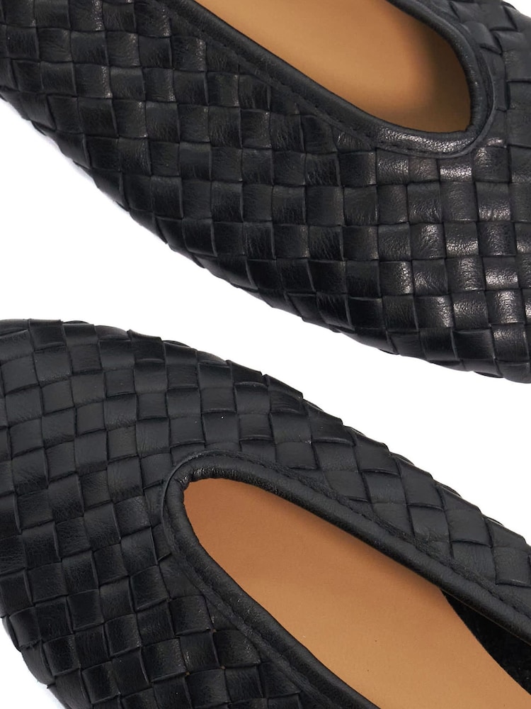 Dune London Black Henlee Ballet Pumps - Image 5 of 5