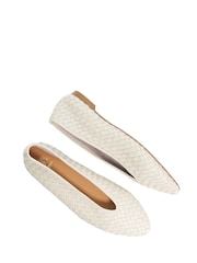 Dune London Natural Henlee Ballet Pumps - Image 4 of 5