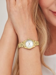 Sekonda Gold Francis 26mm Round Analogue Watch Bracelet - Image 5 of 5