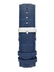 Sekonda Blue Rene 39mm Square Analogue Watch with Strap - Image 3 of 5