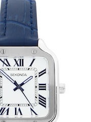 Sekonda Blue Rene 29mm Square Analogue Watch with Bracelet - Image 4 of 5