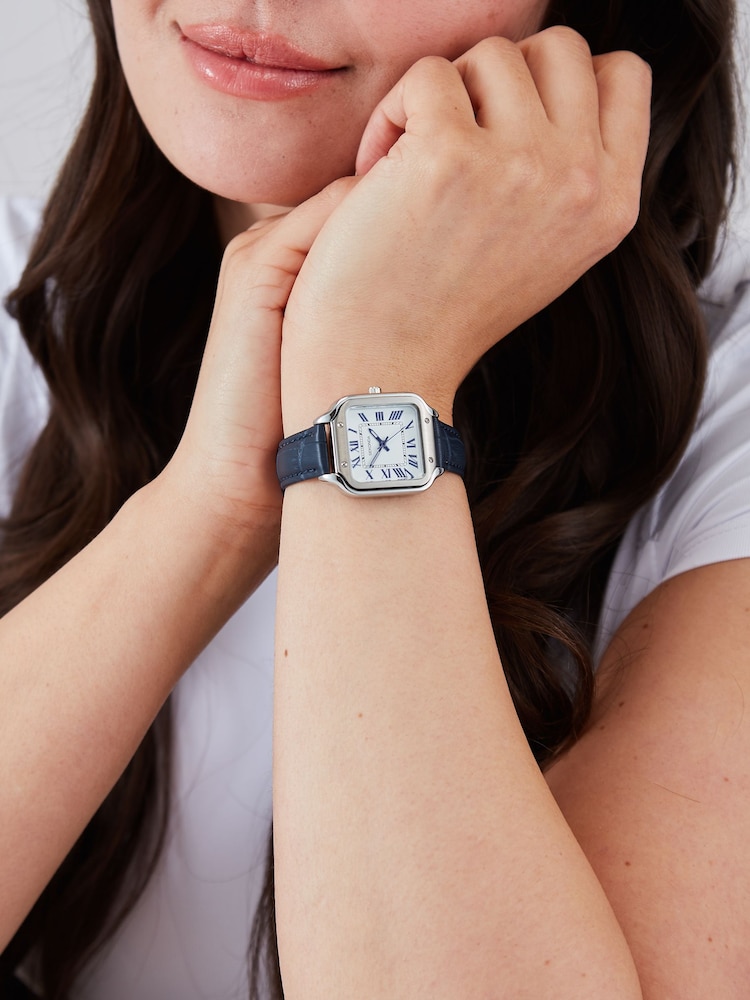 Sekonda Blue Rene 29mm Square Analogue Watch with Bracelet - Image 5 of 5 Sekonda Blue Rene 29mm Square Analogue Watch with Bracelet - Image 5 of 5