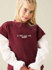 Angel & Rocket Loren Layered Sweat Top - Bild 4 von 6