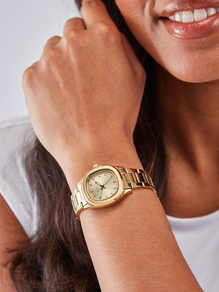 Sekonda Tone Octaire 30mm  TV Gold Analogue Watch with Gold Bracelet - Image 5 of 5