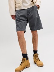 Grau - JACK & JONES Loose Fit Worker Shorts - Bild 2 von 5