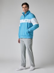 Callaway Apparel Blue Half Zip Convertible Jacket - Image 4 of 6