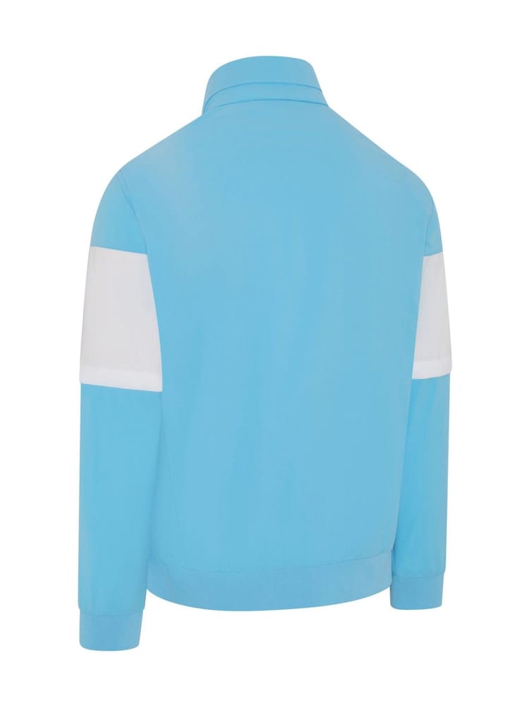 Callaway Apparel Blue Half Zip Convertible Jacket - Image 6 of 6