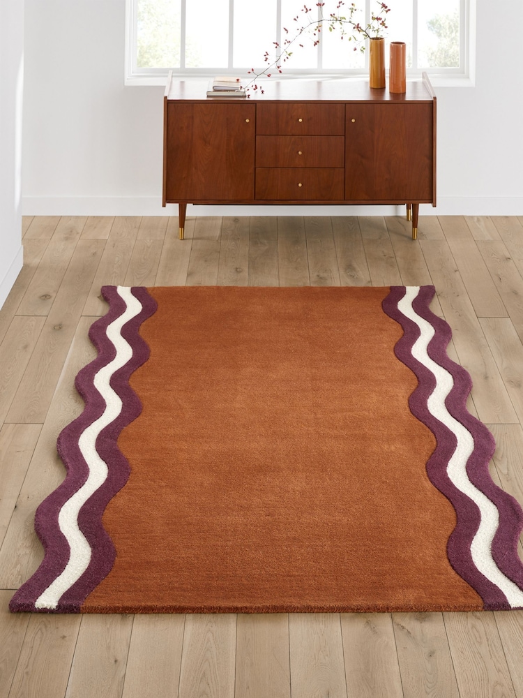 La Redoute Intérieurs Multicolour Othelo 100% Wool Rug - Image 1 of 4