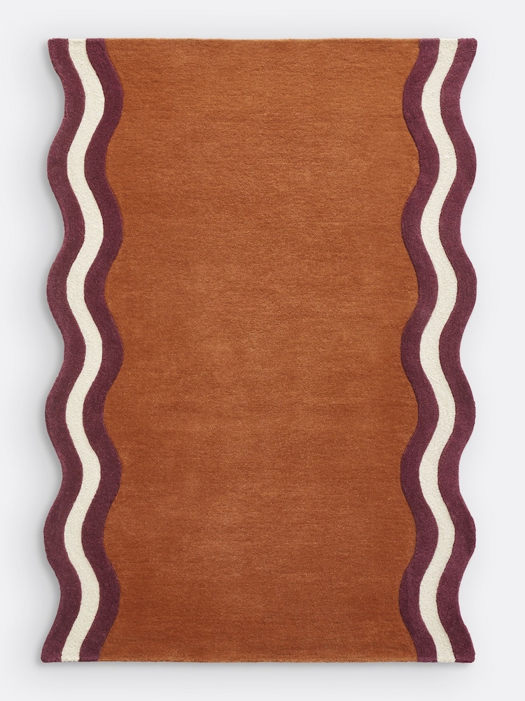 La Redoute Intérieurs Multicolour Othelo 100% Wool Rug - Image 2 of 4