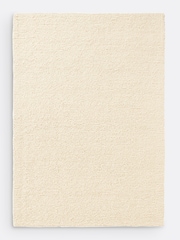 La Redoute Intérieurs Ecru White Diano Knit Effect Wool Rug - Image 2 of 4
