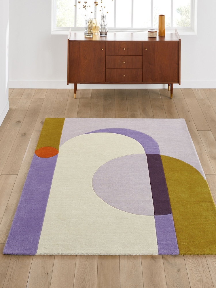 La Redoute Intérieurs Multicolour Egia Wool Rug - Image 1 of 4