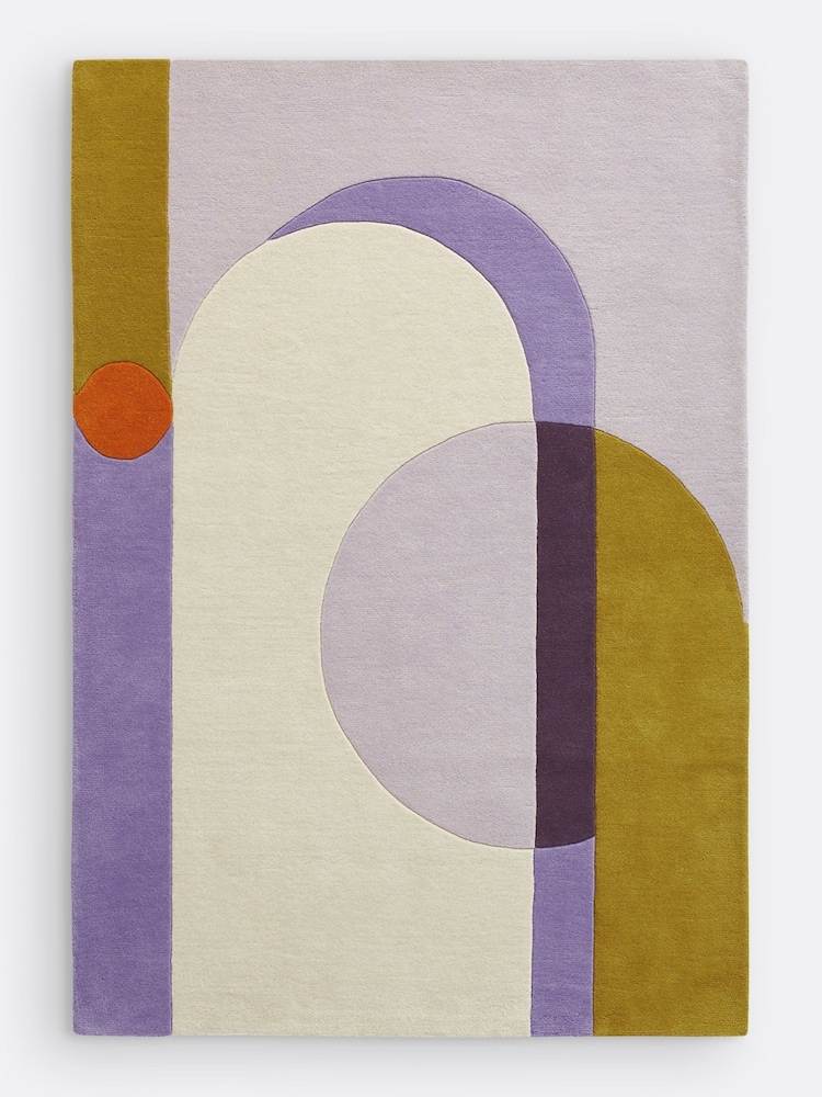 La Redoute Intérieurs Multicolour Egia Wool Rug - Image 2 of 4