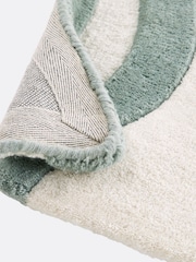 La Redoute Intérieurs Ecru/Celadon Othelo 100% Wool Rug - Image 4 of 4