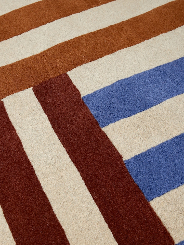 La Redoute Intérieurs Multicolour Elsie Wool Rug - Image 4 of 4 La Redoute Intérieurs Multicolour Elsie Wool Rug - Image 4 of 4