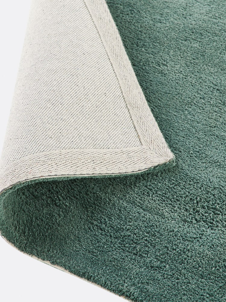 La Redoute Intérieurs Green Renzo Tufted Cotton Rug - Image 4 of 4 La Redoute Intérieurs Green Renzo Tufted Cotton Rug - Image 4 of 4