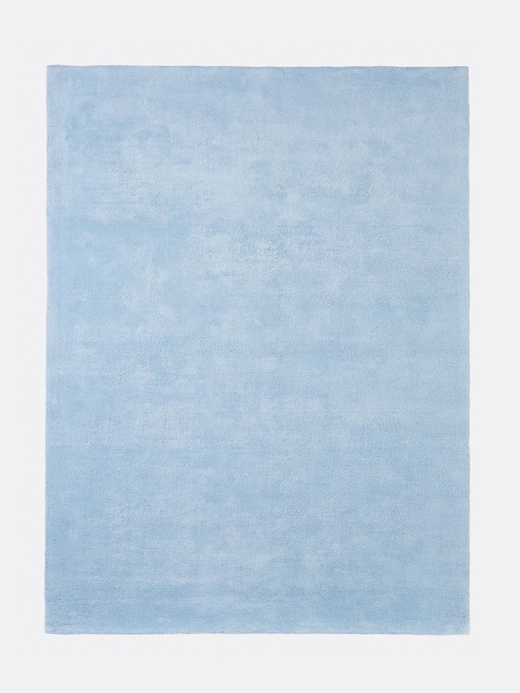 La Redoute Intérieurs Blue Renzo Tufted Cotton Rug - Image 1 of 4 La Redoute Intérieurs Blue Renzo Tufted Cotton Rug - Image 1 of 4