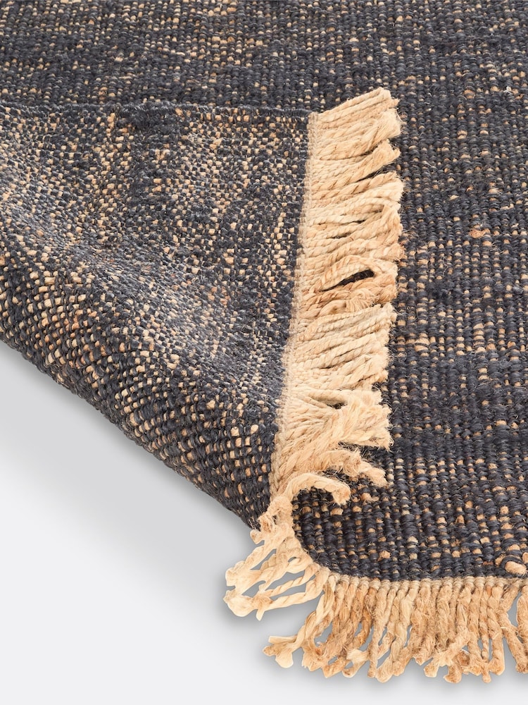 La Redoute Intérieurs Black Babak Jute Rug - Image 4 of 4