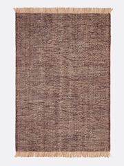 La Redoute Intérieurs Chocolate Babak Jute Rug - Image 1 of 4
