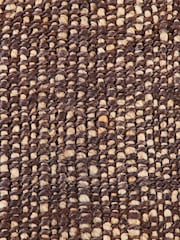 La Redoute Intérieurs Chocolate Babak Jute Rug - Image 3 of 4