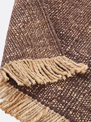 La Redoute Intérieurs Chocolate Babak Jute Rug - Image 4 of 4