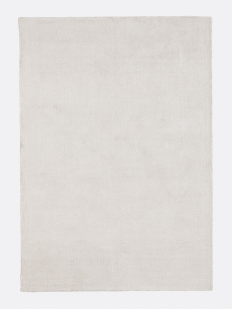 La Redoute Intérieurs Ecru Izri Aged Effect Lyocell Rug - Image 2 of 5 La Redoute Intérieurs Ecru Izri Aged Effect Lyocell Rug - Image 2 of 5