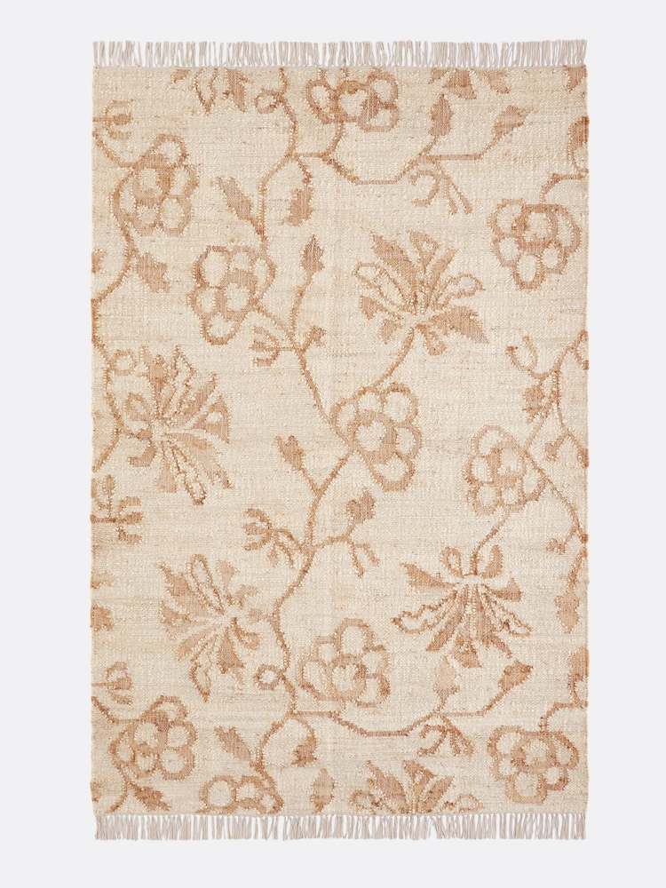 La Redoute Intérieurs Ecru Natural Sidonie Jute Rug - Image 2 of 5 La Redoute Intérieurs Ecru Natural Sidonie Jute Rug - Image 2 of 5