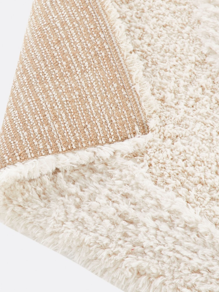 La Redoute Intérieurs Ecru Opala Textured Rug - Image 4 of 4
