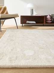 La Redoute Intérieurs Ecru Thelma Leopard Print Wool Rug - Image 1 of 5