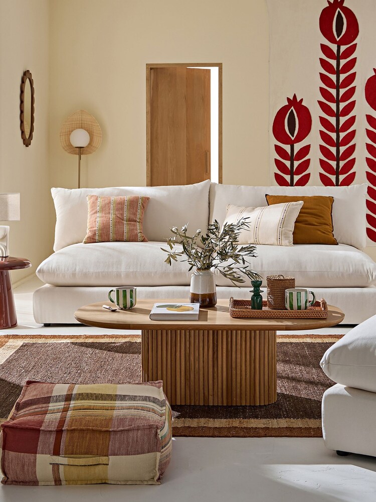 La Redoute Intérieurs Brown Giovi Rug in Jute - Image 1 of 5