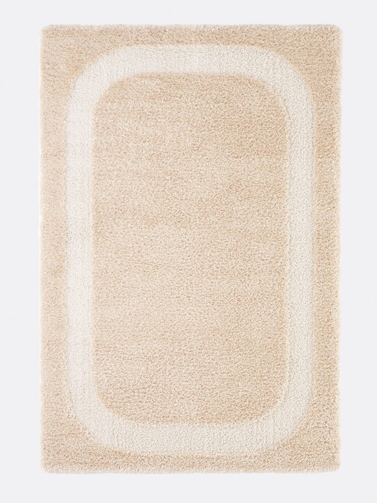 La Redoute Intérieurs Beige Opala Textured Rug - Image 1 of 4