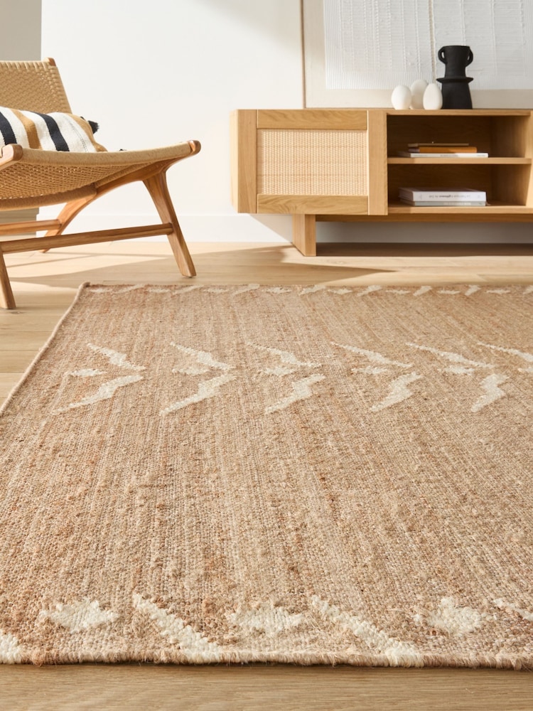 La Redoute Intérieurs Natural Ecru Sorrus Jute Rug - Image 1 of 5 La Redoute Intérieurs Natural Ecru Sorrus Jute Rug - Image 1 of 5