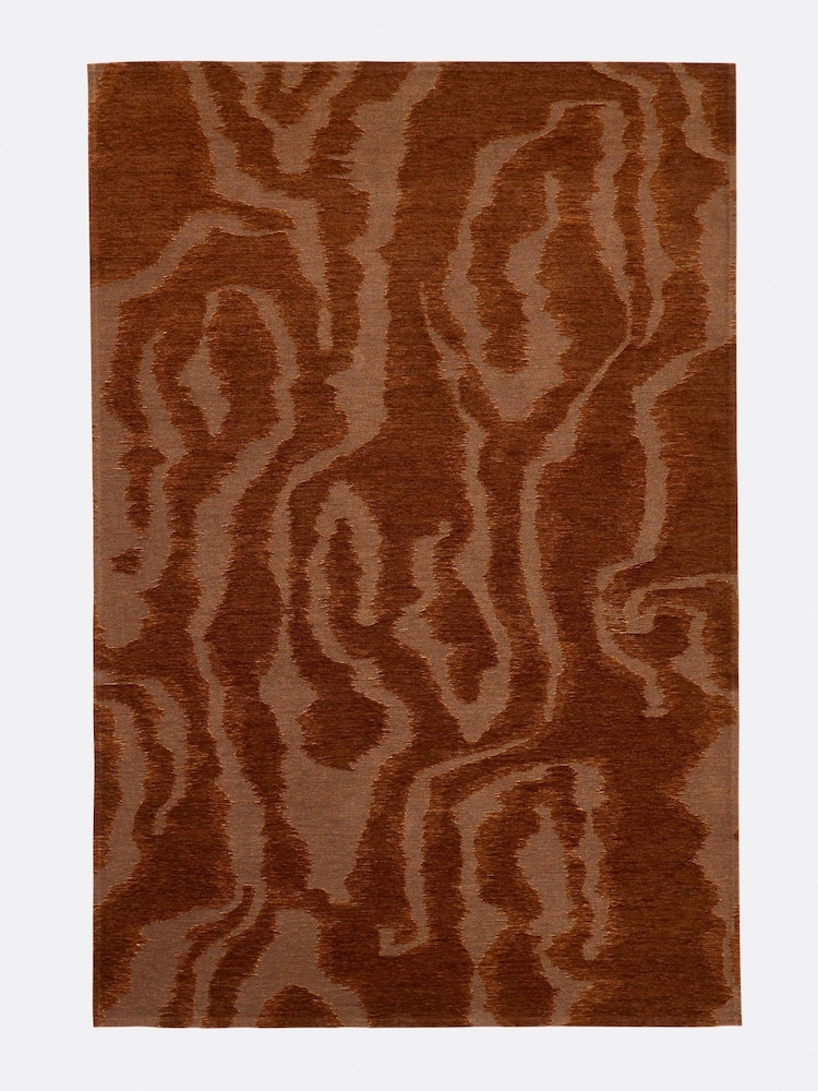 La Redoute Intérieurs Amber Frankie Flat Woven Moiré Effect Rug - Image 2 of 5 La Redoute Intérieurs Amber Frankie Flat Woven Moiré Effect Rug - Image 2 of 5