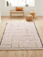 La Redoute Intérieurs Ecru Matelin Berber Style Rug - Image 1 of 3