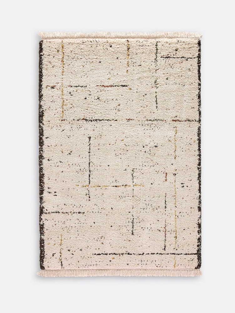 La Redoute Intérieurs Ecru Matelin Berber Style Rug - Image 2 of 3