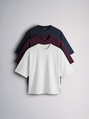 The Set 3 Pack Heavyweight Boxy Fit Maternity T-Shirts - Imagen 1 de 7