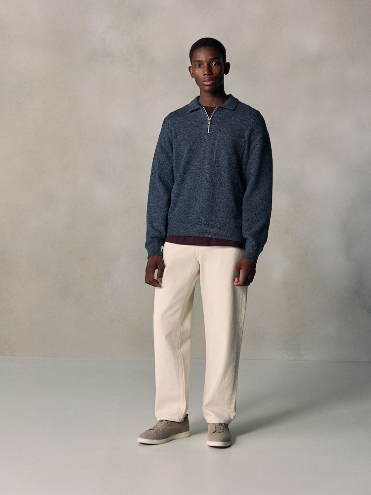 Ecru - N. Premium denimjeans med lige pasform - Billede 1 af 5