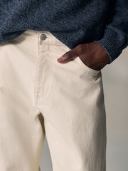 Ecru - N. Premium denimjeans med lige pasform - Billede 4 af 5