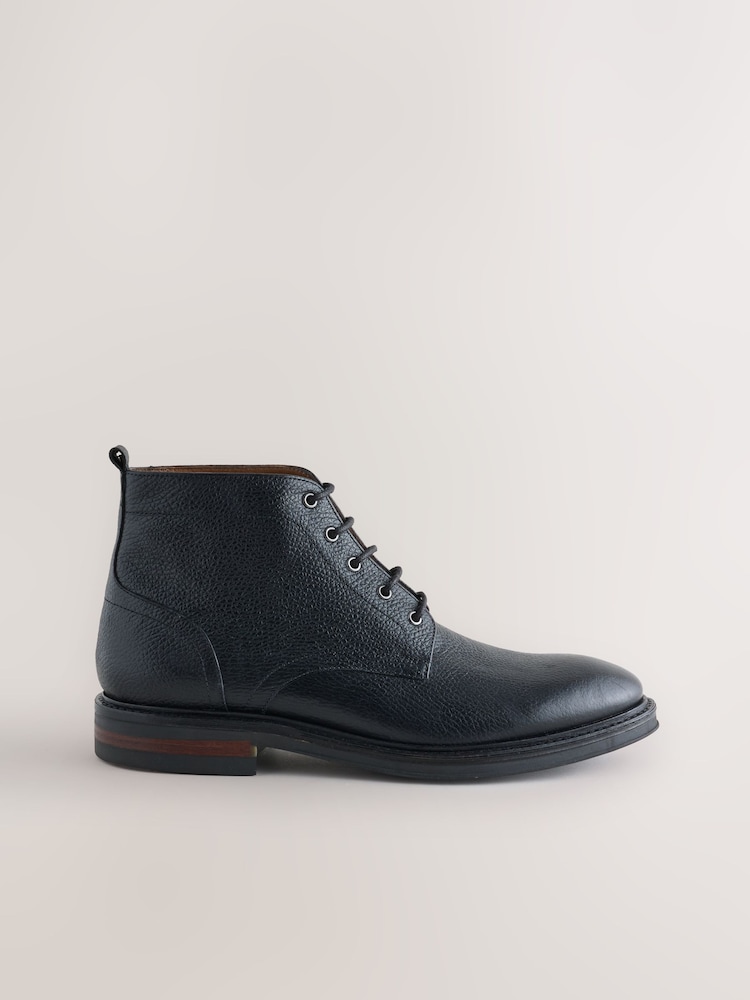 Black Leather Boots - Image 1 of 5