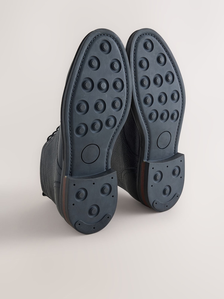Black Leather Boots - Image 5 of 5