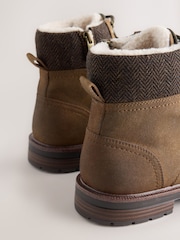 Tan Brown Toecap Boots - Image 4 of 5